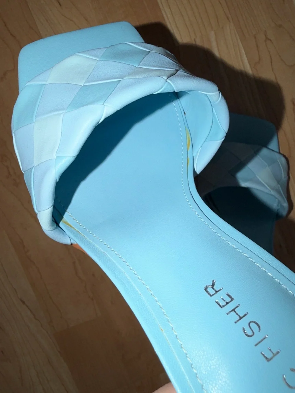 Marc Fisher Darasa Light Blue Heeled Sandal Size 7